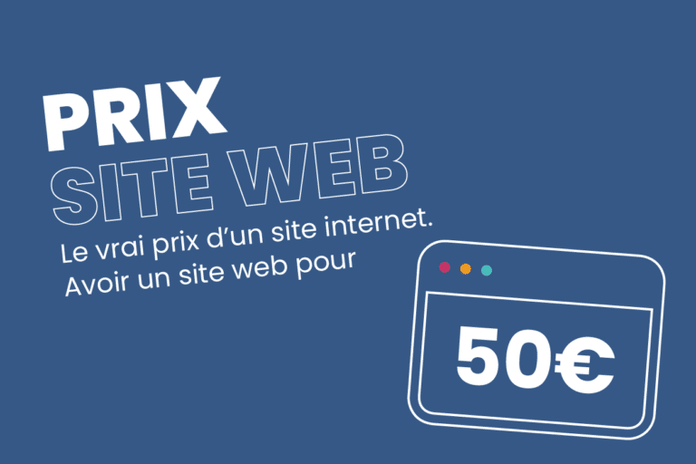 Prix site internet - avoir son propre site internet 50 euros