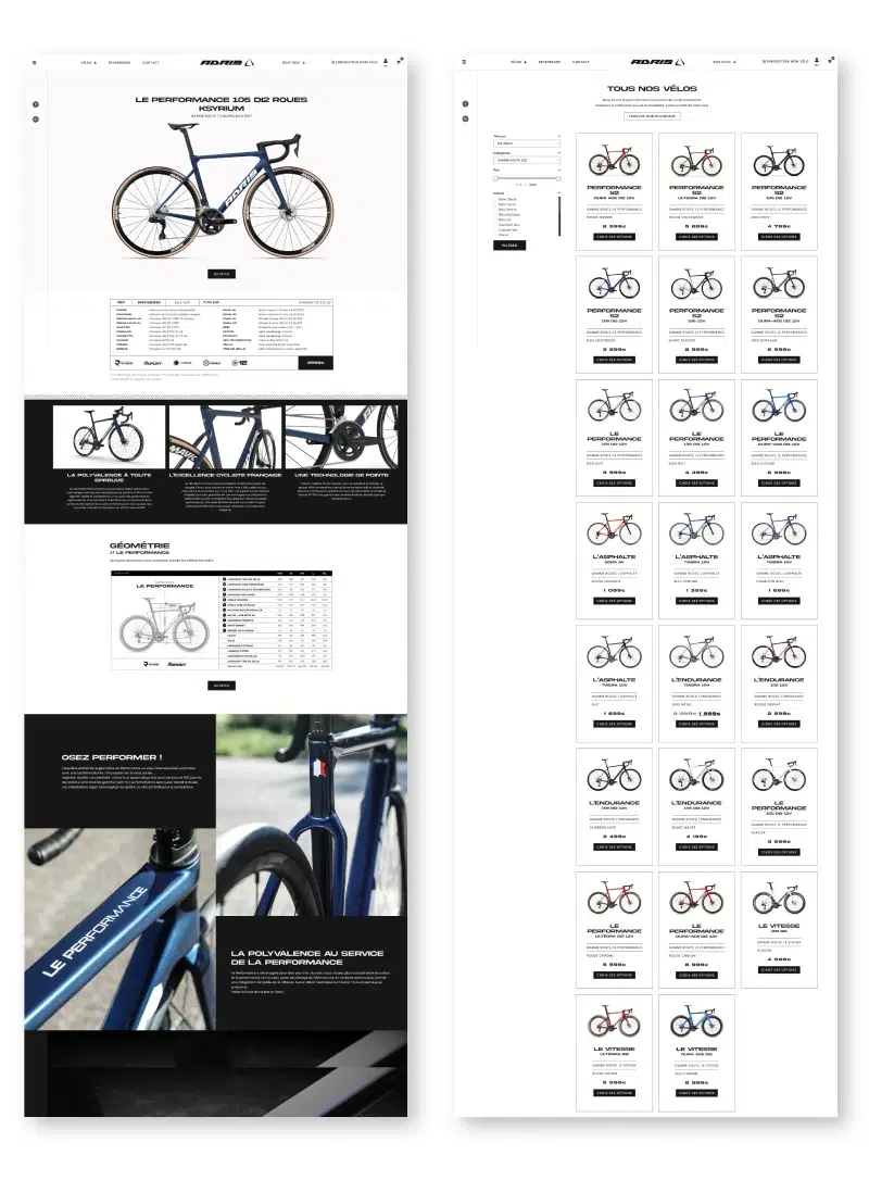 Adris - Cas client - Création du site internet - site web