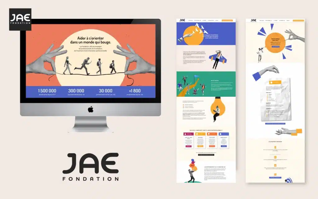 Fondation JAE - Cas client - Création de logo, identité visuelle et site internet - Couverture