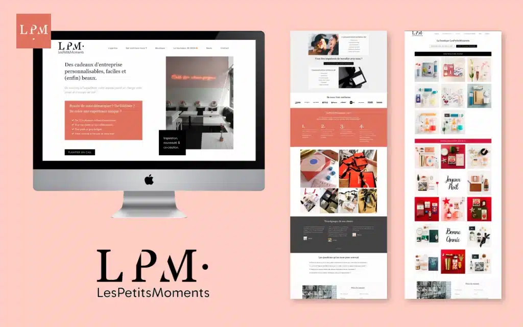 Les Petits Moments - Cas client - Création de logo, identité visuelle et site internet - Couverture