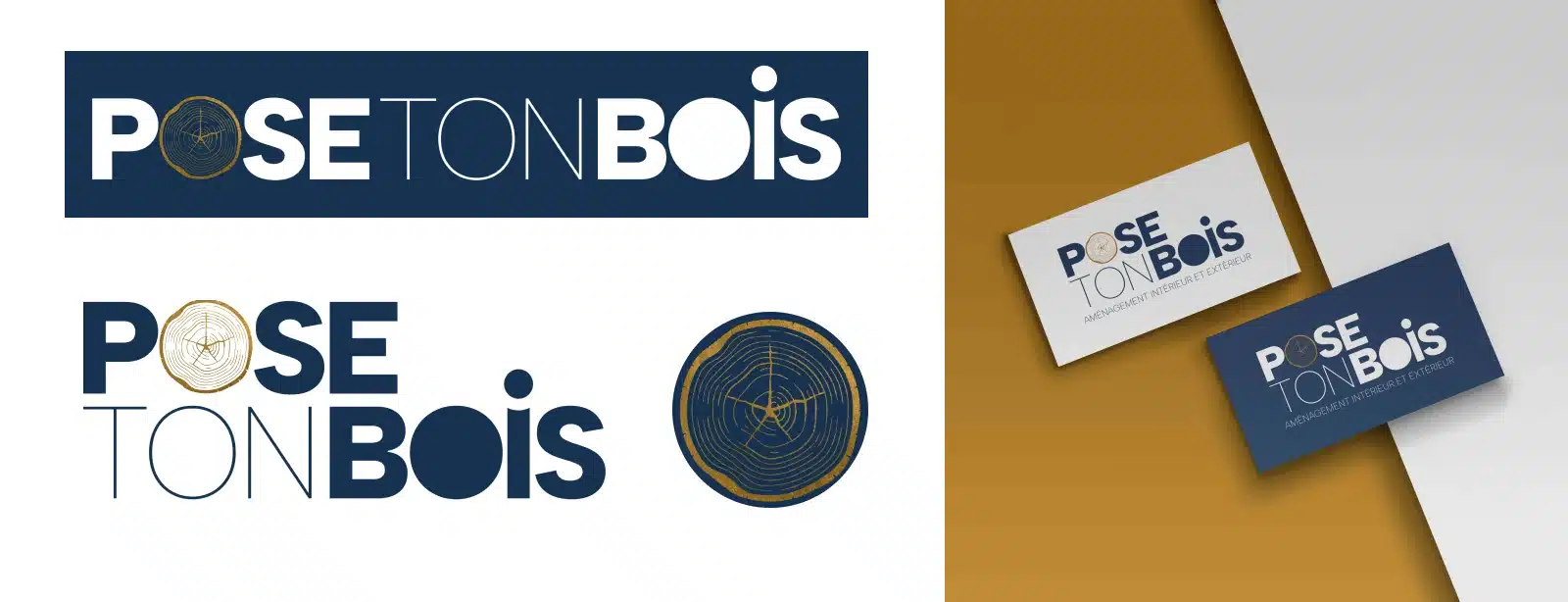 Pose ton Bois - Cas client - Création de logo, identité visuelle et site internet - Logo