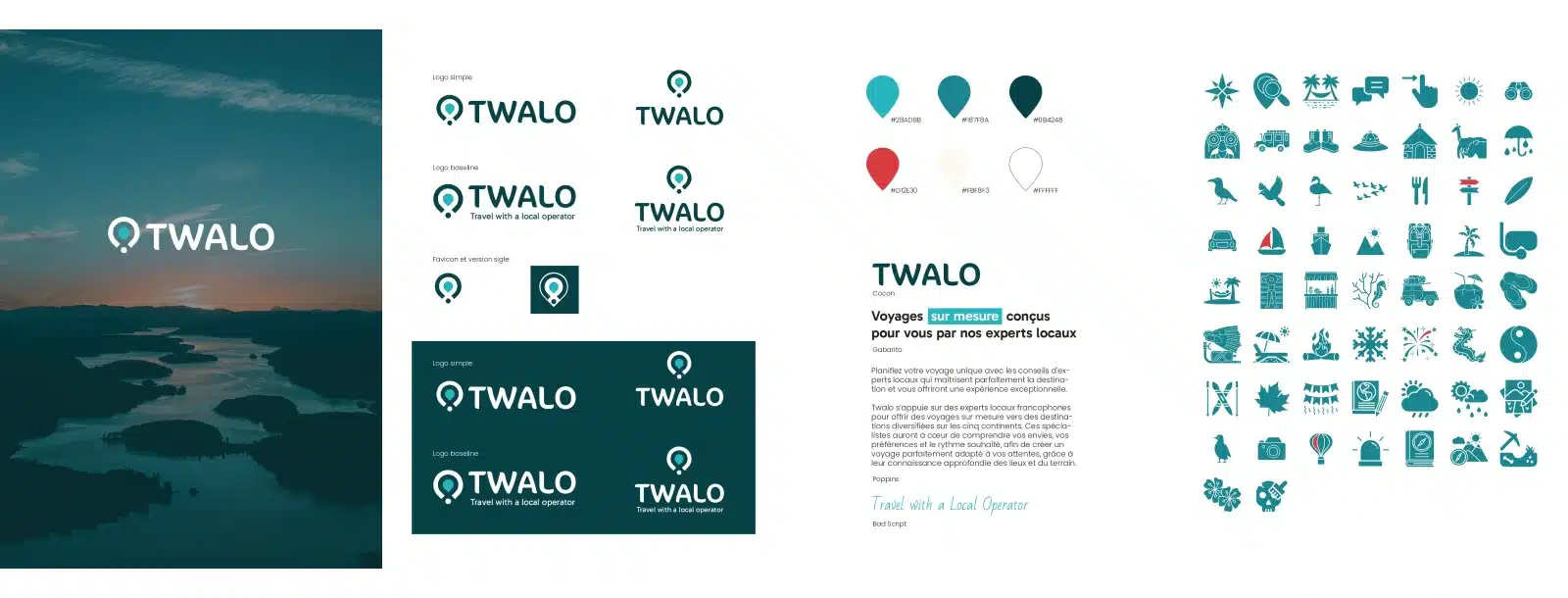 Twalo - Cas client - Création de logo, identité visuelle et site internet - Charte graphique